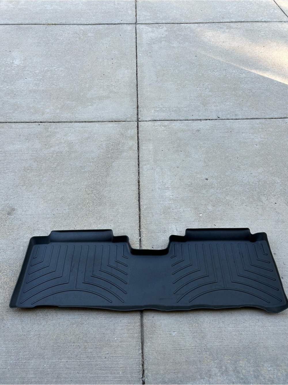 2023 GMC Terrain WeatherTech REAR Floor Liner - One Piece - Black